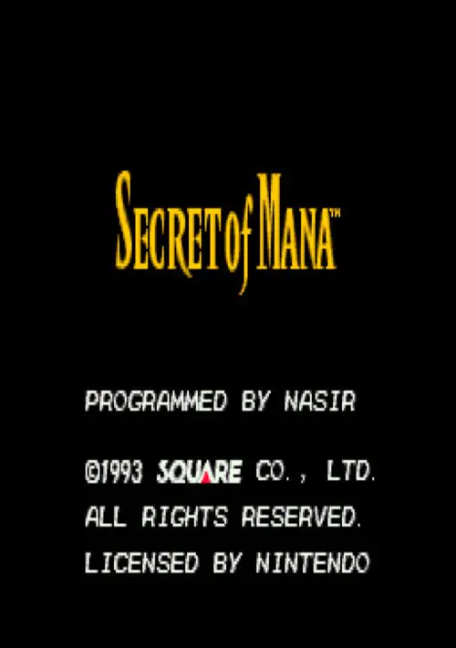Secret Of Mana (V1.0) ROM download