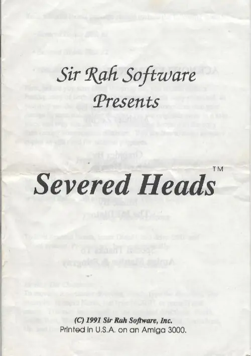 Severed Heads_Disk2 ROM download