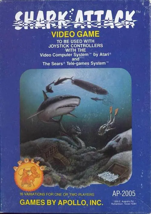 Shark Attack (1982) (Apollo) ROM download