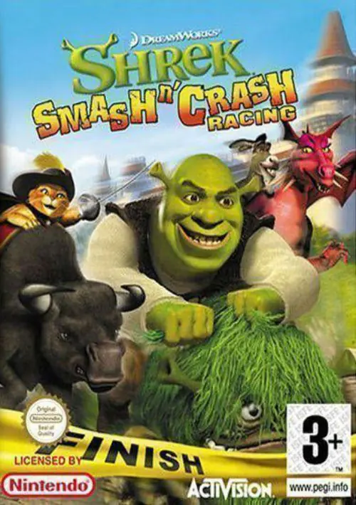 Shrek Smash N' Crash Racing (sUppLeX) (E) ROM download
