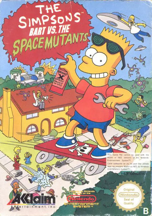 Simpsons - Bart Vs The Space Mutants, The ROM download