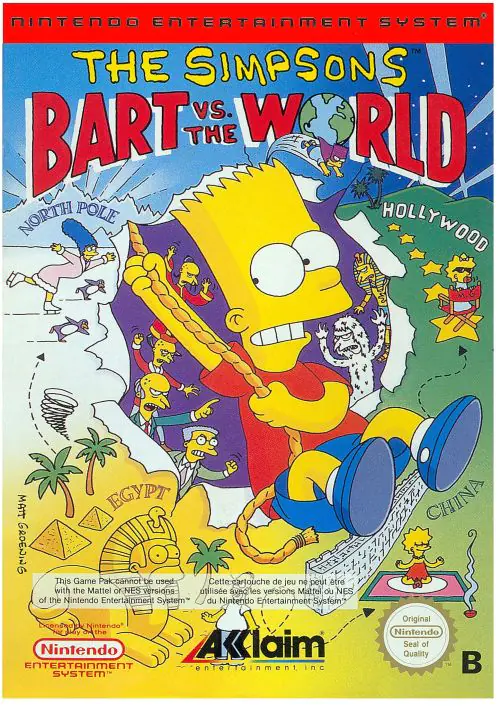 Simpsons - Bart Vs The World, The ROM download