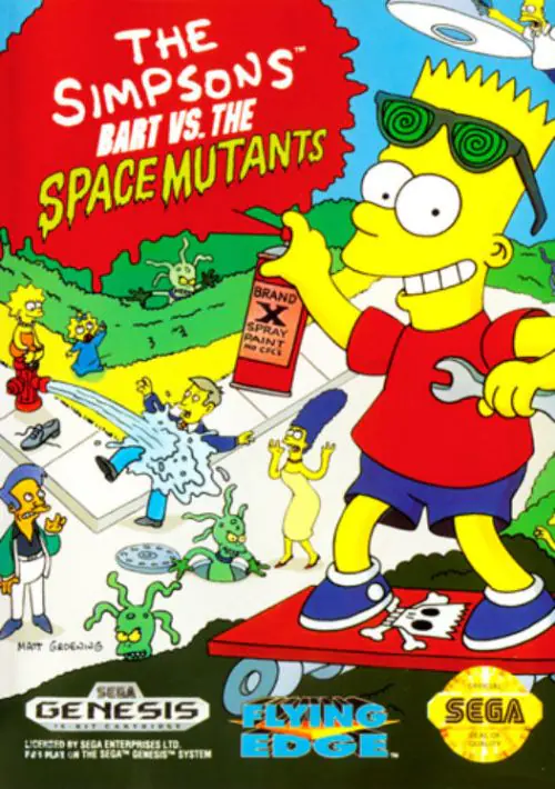 Simpsons, The - Bart Vs The Space Mutants (JUE) (REV 00) ROM