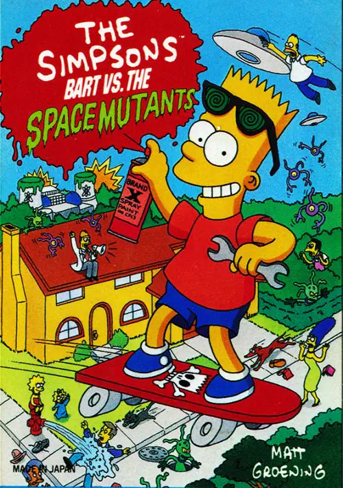 Simpsons, The - Bart Vs. The Space Mutants_Disk1 ROM download