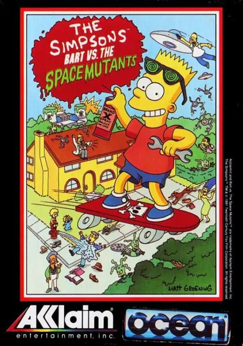 Simpsons, The - Bart Vs The Space Mutants V2.1 (UK) (1991) (Disk 2 Of 2) [t1].dsk ROM download