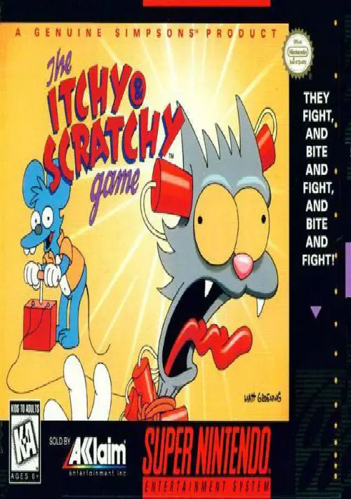 Simpsons, The - Itchy & Scratchy (EU) ROM download