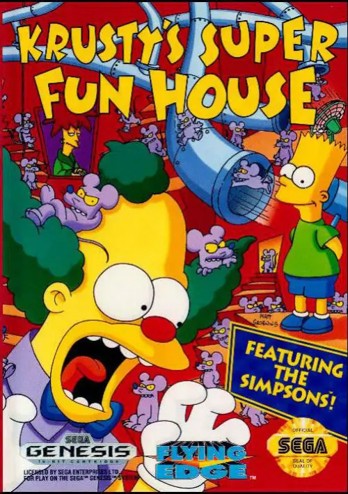 Simpsons, The - Krusty's Super Fun House [a1] (E) ROM download