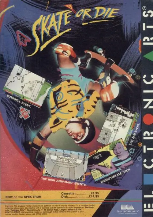 Skate Or Die (UK) (1989) (Disk 1 Of 2).dsk ROM download