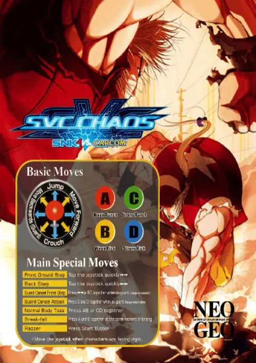 SNK vs. Capcom - SVC Chaos (JAMMA PCB, set 1) ROM