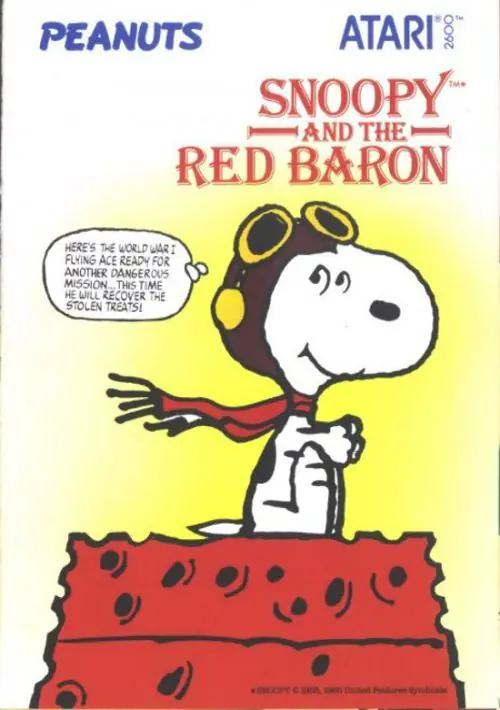 Snoopy And The Red Baron (1983) (Atari) ROM