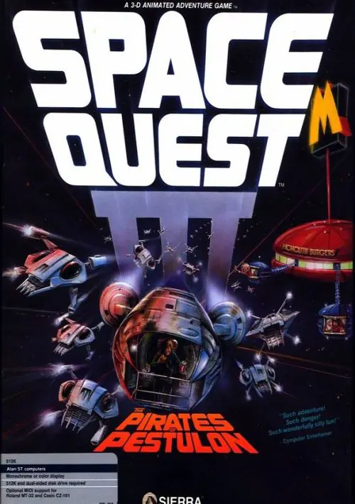 Space Quest III - The Pirates Of Pestulon_Disk1 ROM download