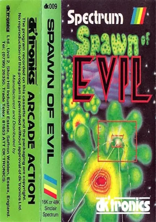 Spawn Of Evil (1983)(DK'Tronics)(Side B)[16K] ROM download