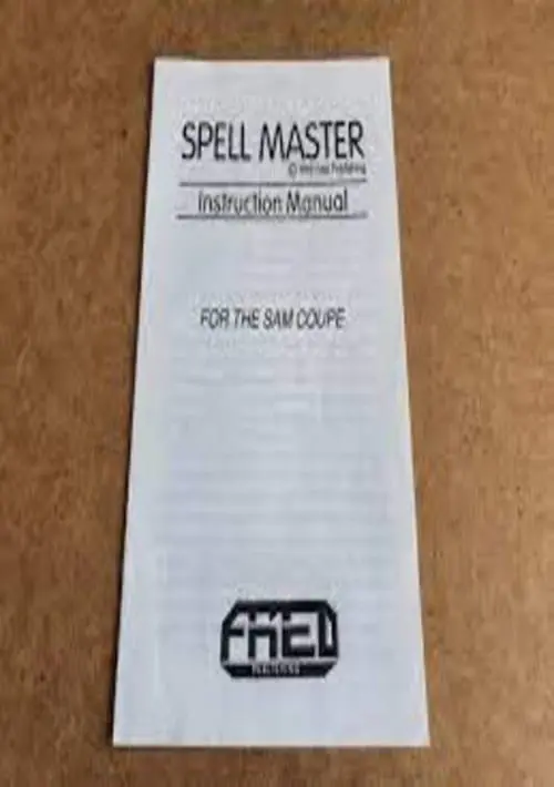 SpellMaster (19xx) ROM download