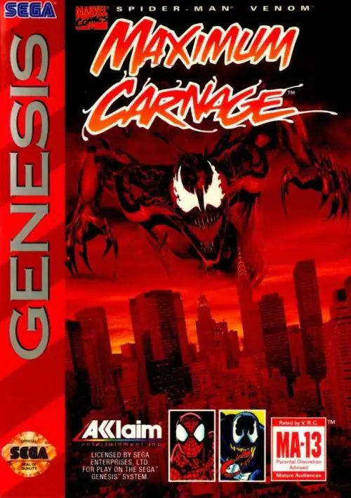 Spider-Man and Venom - Maximum Carnage ROM download