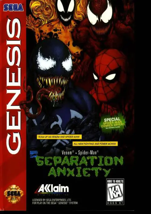 Spider-Man And Venom - Separation Anxiety (F) ROM