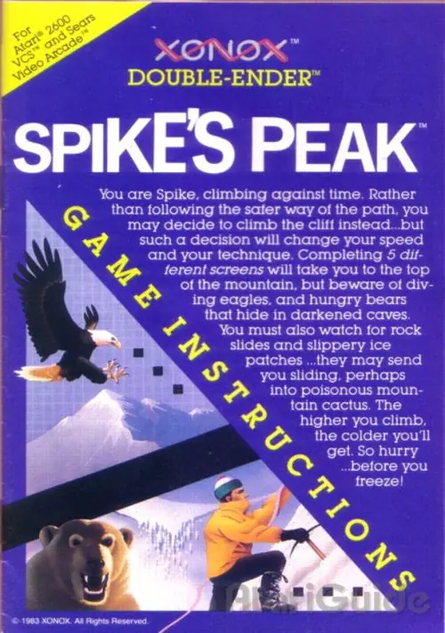 Spike's Peak (1983) (Xonox) ROM download