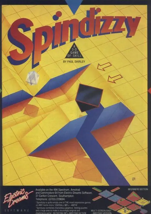 Spindizzy (1986)(Electric Dreams Software)[a2] ROM download