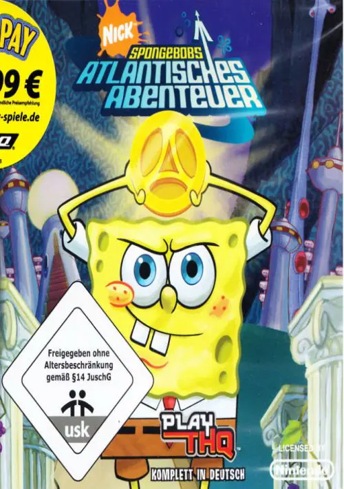 SpongeBob's Atlantis SquarePantis (Micronauts) ROM download