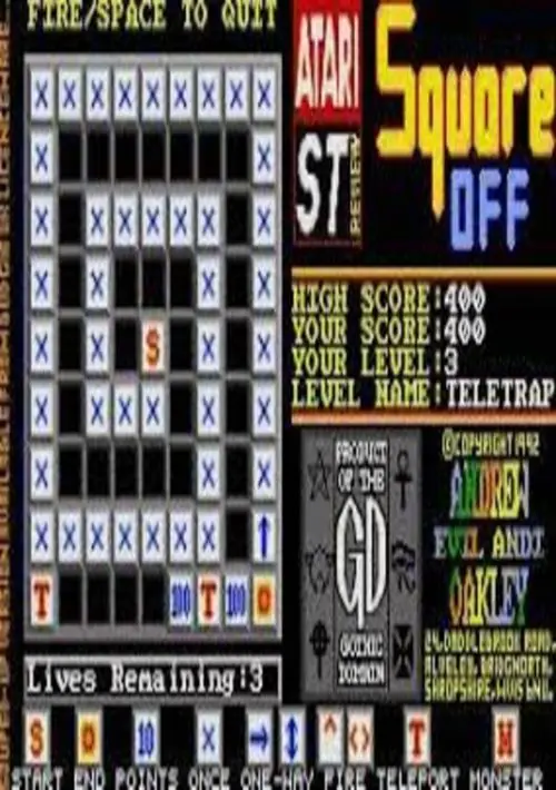 Square Off (1995)(Munsie)(STE)(SW)(Disk 1 of 2)[a2] ROM download