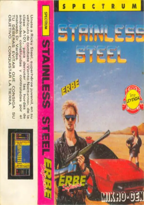 Stainless Steel (1986)(Erbe Software)[a][re-release] ROM download