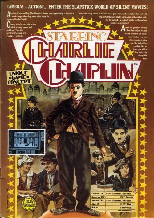 Starring Charlie Chaplin (1988)(Erbe Software)[re-release] ROM download