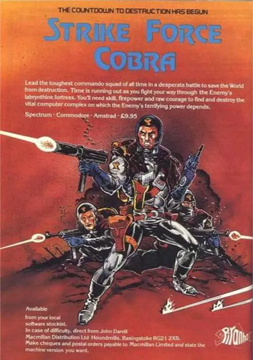 Strike Force Cobra (1988)(System 4)[re-release] ROM download