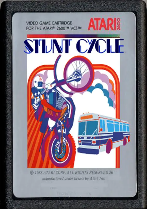 Stunt Cycle (Atari) ROM download