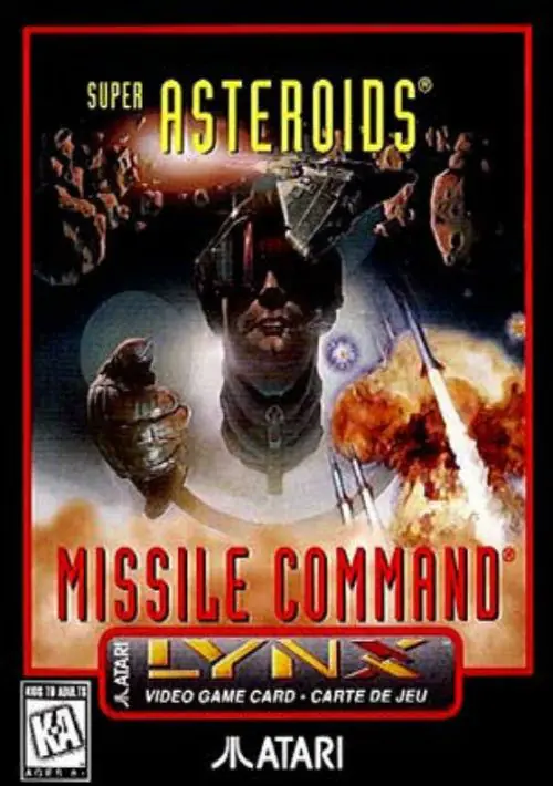 Super Asteroids, Missile Command ROM download