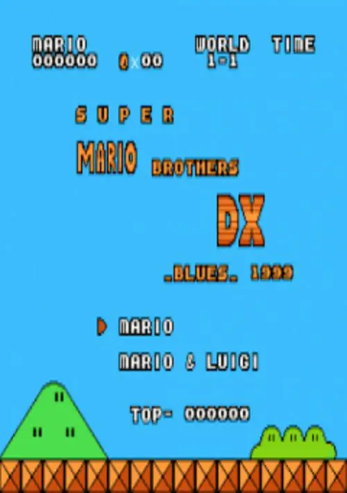 Super Mario Bros DX Blues (SMB1 Hack) ROM download