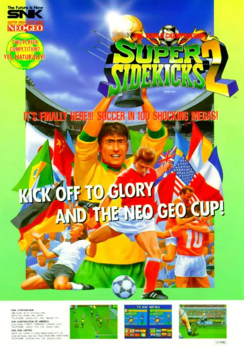 Super Sidekicks 2 - The World Championship / Tokuten Ou 2 - Real Fight Football (NGM-061 ~ NGH-061) ROM download