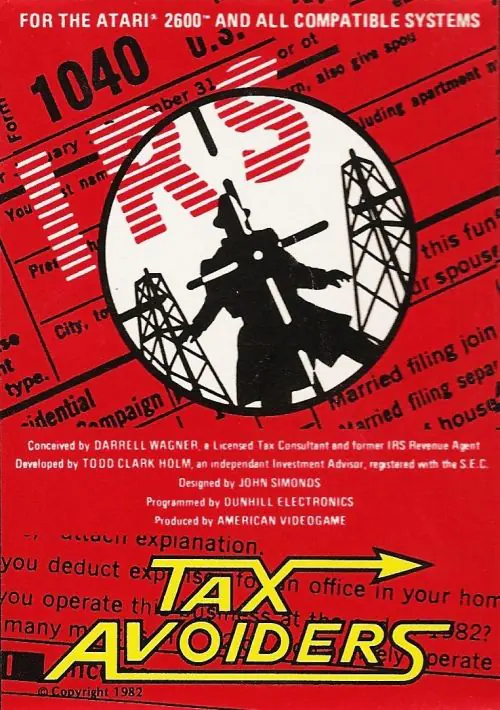 Tax Avoiders (1982) (American Videogame) ROM download