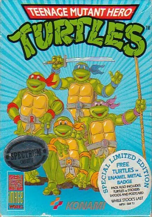 Teenage Mutant Hero Turtles (1990)(Image Works)[128K] ROM download