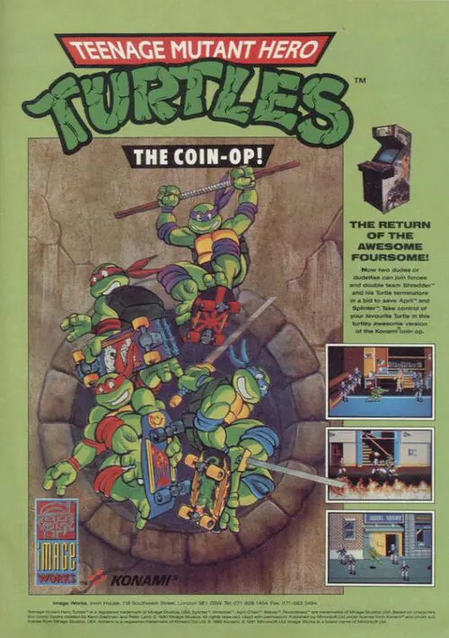 Teenage Mutant Hero Turtles - The Coin-Op (1991)(Image Works)(Side A)[48-128K][passworded] ROM download