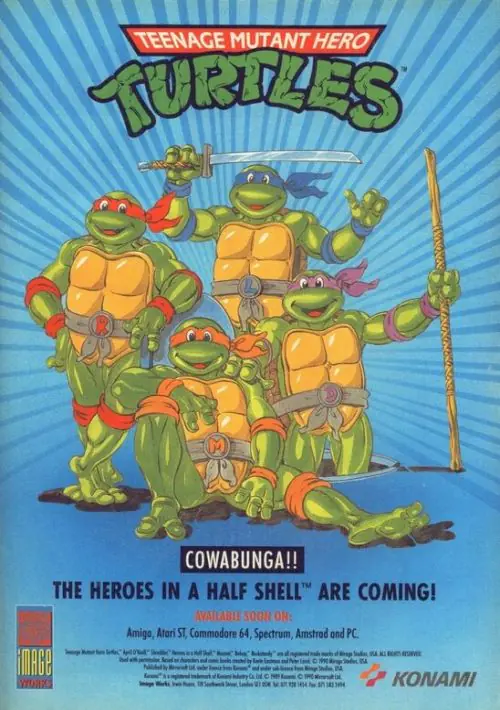 Teenage Mutant Hero Turtles (UK) (1990) [a1].dsk ROM download