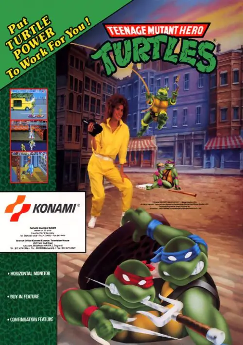 Teenage Mutant Hero Turtles (UK 2 Players, version U) ROM download