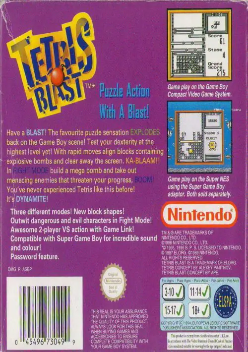 Tetris Blast ROM download