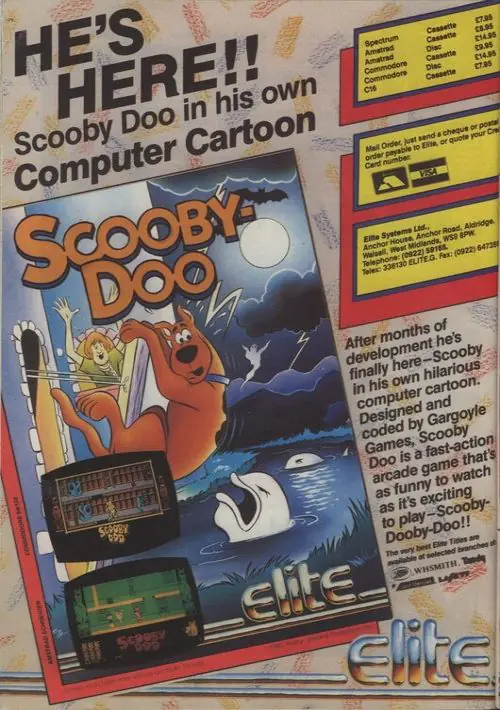 Thrill Time Gold 2 - Scooby Doo (1990)(Elite Systems) ROM download