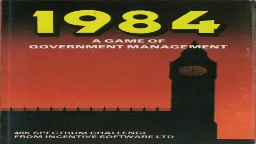 1984 - The Game Of Economic Survival (1983)(Incentive Software)[a2]