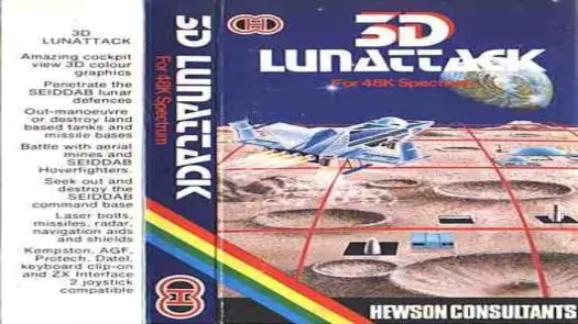 3D Lunattack (1984)(Hewson Consultants)
