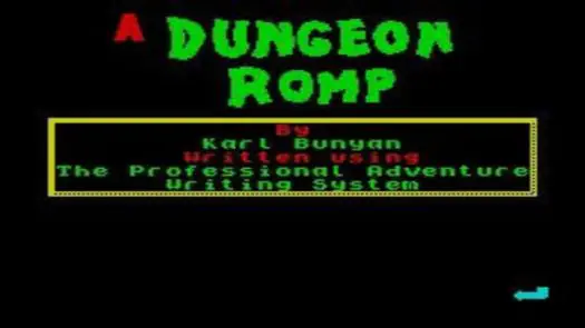 A Dungeon Romp (1995)(Zenobi Software)