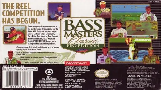 Bass Masters Classic Pro Edition