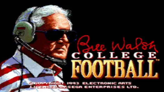 Bill Walsh College Football (U) ROM