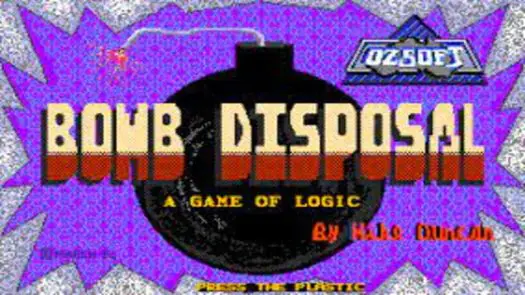 Bomb Disposal (1992-03)(Ozsoft)(PD)