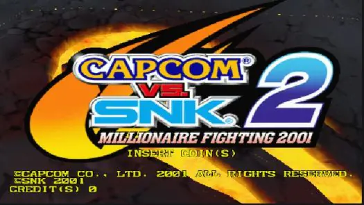 Capcom Vs Snk 2 Millionaire Fighting 2001 Jpen Rom Download Sega Dreamcastdreamcast 