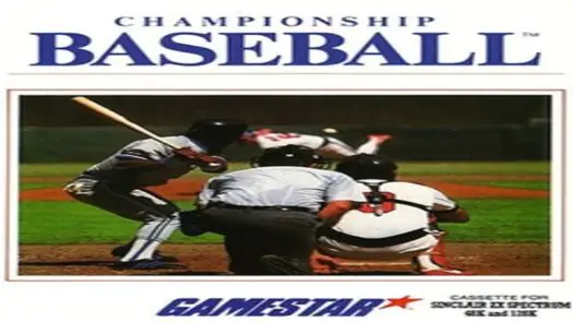 Championship Baseball (1986)(Activision)[cr](Disk 1 Of 1 Side A)