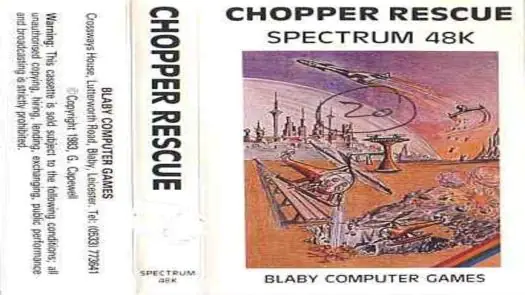 Chopper Rescue (1983)(Blaby Computer Games)