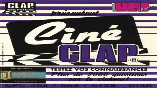 Cine Clap (1986) (Disk 1 Of 2).dsk