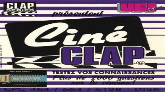 Cine Clap (1986) (Disk 2 Of 2).dsk