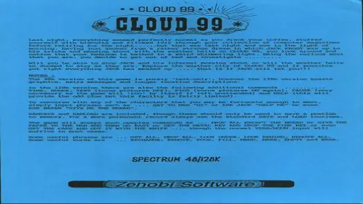 Cloud 99 (1988)(Marlin Games)