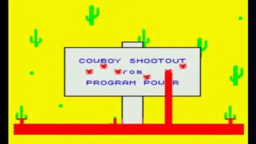 Cowboy Shootout (1983)(Micro Power)[16K]